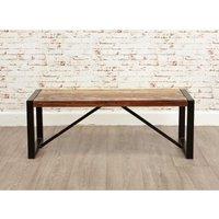 Baumhaus Urban Chic Small Dining Bench, Brown