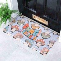 Artsy Doormats Multi Fungi Lives Here Doormat 70 X 40Cm , Multi