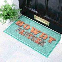 Artsy Doormats Multi Howdy Doormat 70 X 40Cm , Multi