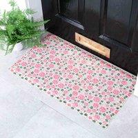 Artsy Doormats Multi Hydrangea Doormat 70 X 40Cm , Multi