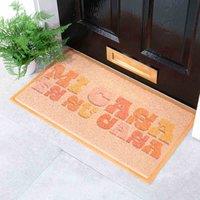 Artsy Doormats Orange Mi Casa Su Casa Doormat 70 X 40Cm , Orange