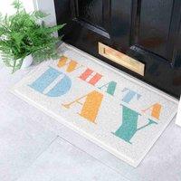Artsy Doormats Multi What A Day Doormat 70 X 40Cm , Multi