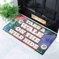 Artsy Doormats Multi Take A Walk On The Wild Side Doormat 70 X 40Cm , Multi