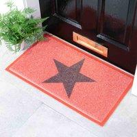 Artsy Doormats Pink Pink Star Doormat 70 X 40Cm , Pink