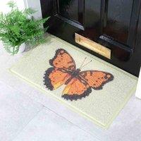 Artsy Doormats Multi Butterfly Doormat 70 X 40Cm , Multi