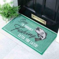Artsy Doormats Green Fishing Doormat 70 X 40Cm , Green