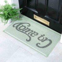 Artsy Doormats Green Come In Go Away Doormat 70 X 40Cm , Green