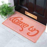 Artsy Doormats Pink Come In Go Away Doormat 70 X 40Cm , Pink
