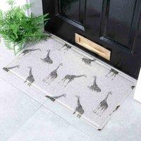 Artsy Doormats Stone Giraffe Doormat 70 X 40Cm