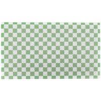 Artsy Doormats Green Green Check Doormat 70 X 40Cm , Green