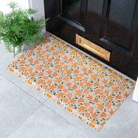 Artsy Doormats Orange Lily Doormat 70 X 40Cm , Orange