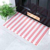 Artsy Doormats Pink Pink Stiped Doormat 70 X 40Cm , Pink