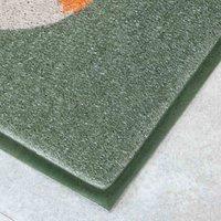 Artsy Doormats Green Robin Doormat 70 X 40Cm , Green