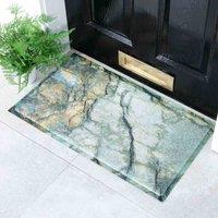 Artsy Doormats Grey Slate Doormat 70 X 40Cm , Grey