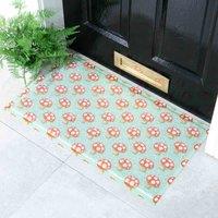 Artsy Doormats Mint Green Toadstool Mushroom Doormat 70 X 40Cm