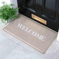 Artsy Doormats Beige Welcome Doormat 70 X 40Cm