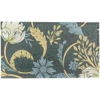 Artsy Doormats Blue William Morris Pattern Doormat 70 X 40Cm , Blue