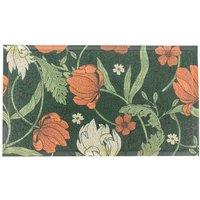 Artsy Doormats William Morris Rose Pattern Doormat 70 X 40Cm , Red