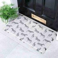 Artsy Doormats Stone Zebra Doormat 70 X 40Cm