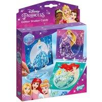Totum Disney Princess Glitter Shaker Cards, Multi