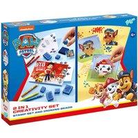 Totum Paw Patrol 2 In 1 Creative Set - A Diamond Painting And Charm Bracelet Twin Pack, Multi