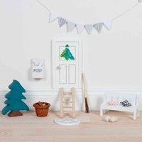 Goki Five Piece Wooden Elf Door, Multi