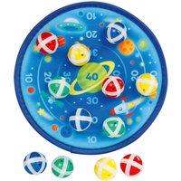 Goki Hook And Loop Space Game With 12 Balls, Multi