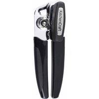 KitchenCraft 2-in-1 Stainless Steel Can Opener / Bottle Top Remover, Silver