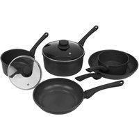 Cermalon 5 Piece Black Carbon Steel Cookware Set