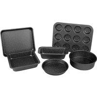 Durastone 6 Piece Baking Set, Black