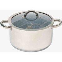 Durastone Stainless Steel Stock Pot, Silver