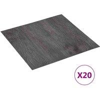 vidaXL Self-adhesive Flooring Planks 20 Pcs PVC 1.86 M Brown