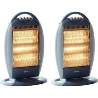 Igenix 1.2Kw Halogen Heater 2 Pack , Multi