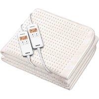 Beurer Konnect Smart Double Heated Blanket Dual Control, White