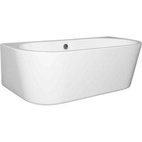 B C Designs BC Designs Ancora Btw 1640 X 760 Bath no Waste White, White