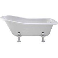 B C Designs BC Designs Fordham 1700Mm Slipper Bath Feet Set 2 White, White
