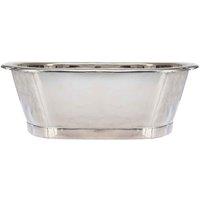 B C Designs BC Designs Nickel Basin With Nickel Inner Nickel, Silver