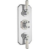 B C Designs BC Designs Victrion Triple 2-way Concealed Valve Chrome, Silver