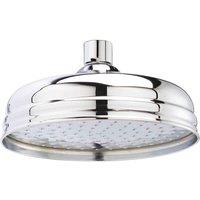 B C Designs BC Designs Victrion 8inch Shower Head Chrome, Silver