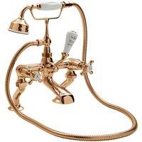 B C Designs BC Designs Victrion Crosshead Deck Mounted Bsm Copper, Brown