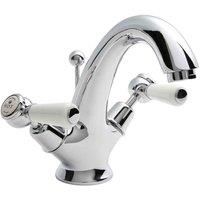 B C Designs BC Designs Victrion Lever Mono Basin Mixer Chrome, Silver