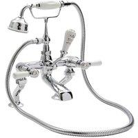 B C Designs BC Designs Victrion Lever Deck Mounted Bsm Chrome, Silver