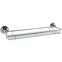 B C Designs BC Designs Victrion Gallery Shelf Chrome, Silver