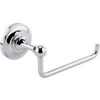 B C Designs BC Designs Victrion Toilet Roll Holder Chrome, Silver