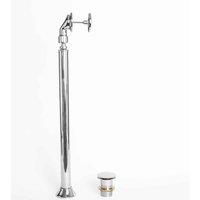 B C Designs BC Designs Push Down Freestanding Bath Waste Chrome, Silver
