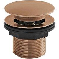 B C Designs BC Designs Push Down Bath Waste 60Mm unslotted Copper, Brown