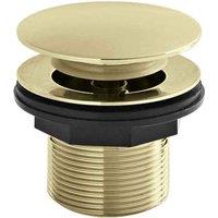 B C Designs BC Designs Push Down Bath Waste 60Mm unslotted Gold, Gold