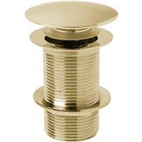 B C Designs BC Designs Push Down Basin Waste unslotted Gold, Gold