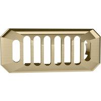 B C Designs BC Designs Victrion Overflow Basin Grill Brushed Gold, Gold