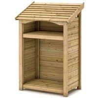 Rowlinson Premium Heritage Log Store - Single, Brown